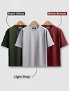 Pick Any 2: Plain Oversize T-Shirt Combo