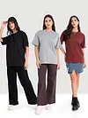 Pick Any 2: Plain Oversize T-Shirt Combo