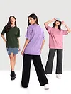 Pick Any 2: Plain Oversize T-Shirt Combo