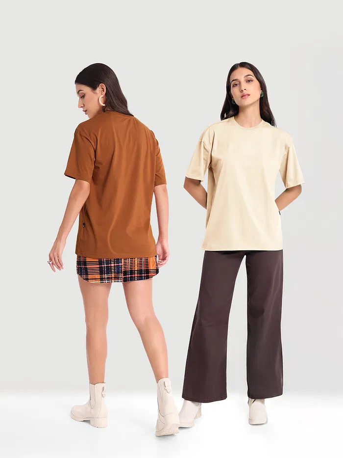 Pick Any 2: Plain Oversize T-Shirt Combo