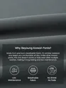 Smoke Grey Solid Korean Pants