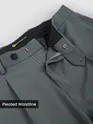 Smoke Grey Solid Korean Pants