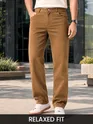 Mocha Brown Cotton Pants
