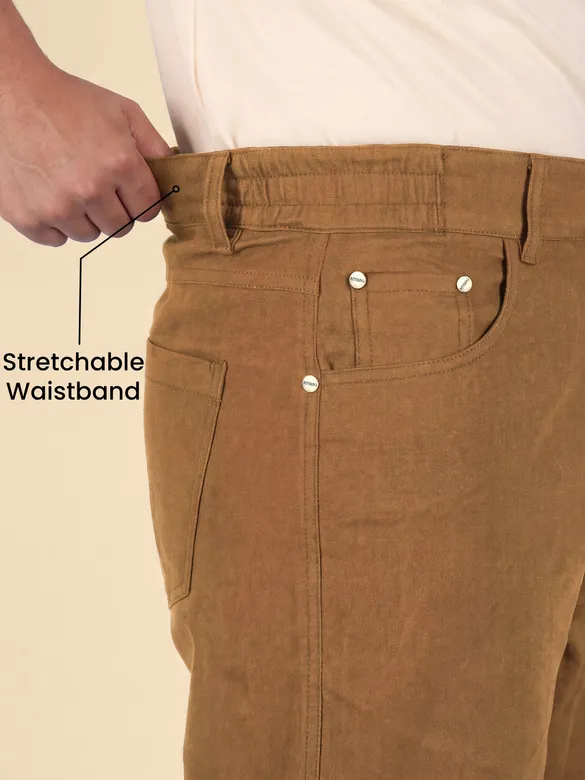 Mocha Brown Cotton Pants
