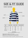 Navy Blue Striped Rugby Polo
