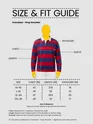 Red-Navy Striped Rugby Polo