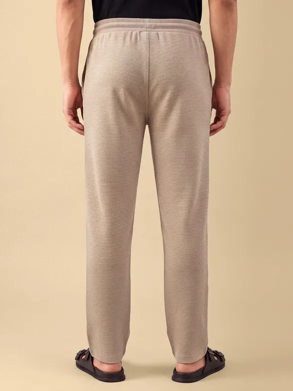 Beige Plain Recycled Pyjamas