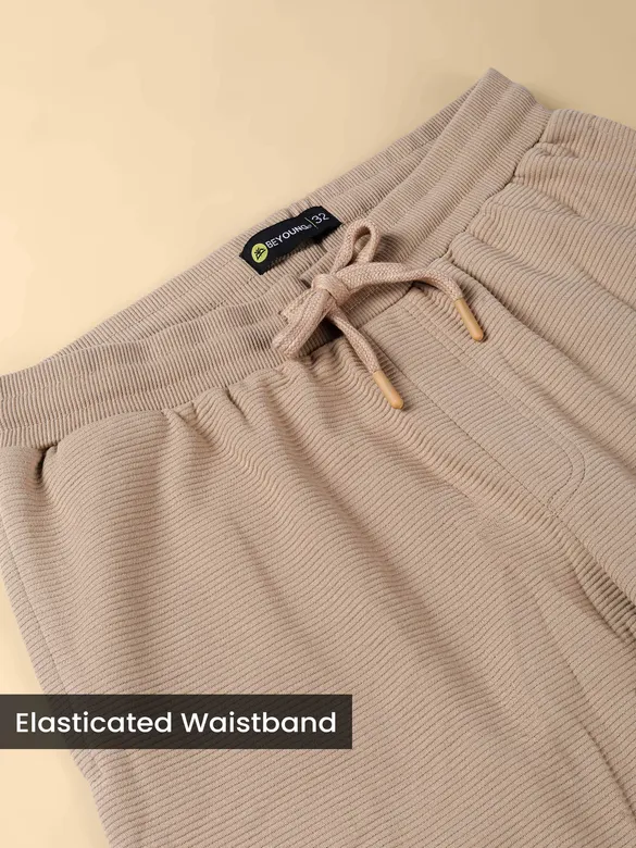 Beige Plain Recycled Pyjamas