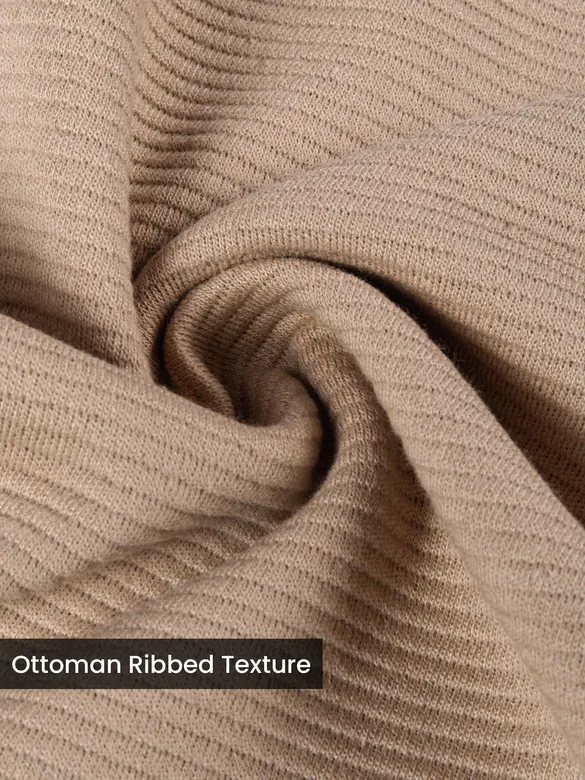Beige Plain Recycled Pyjamas