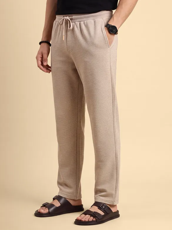 Beige Plain Recycled Pyjamas