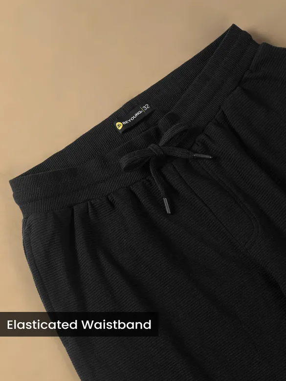 Black Plain Recycled Pyjamas