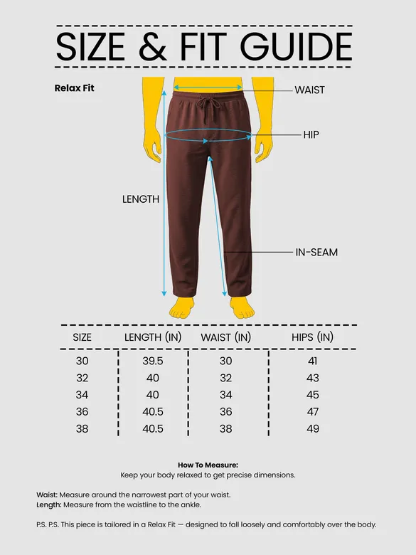 Brown Plain Recycled Pyjamas