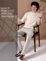 Light Grey Loose-fit Pajamas