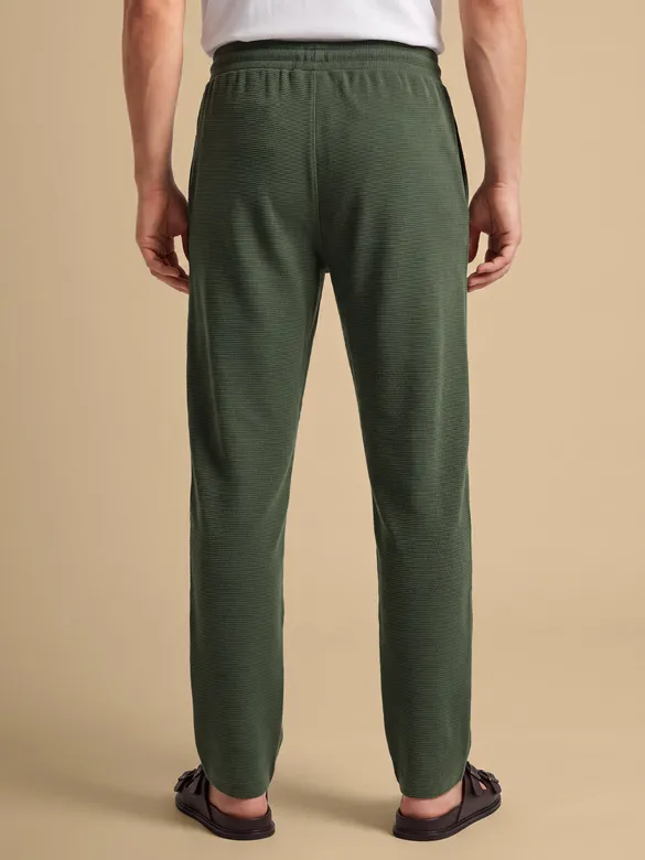 Olive Green Plain Recycled Pyjamas