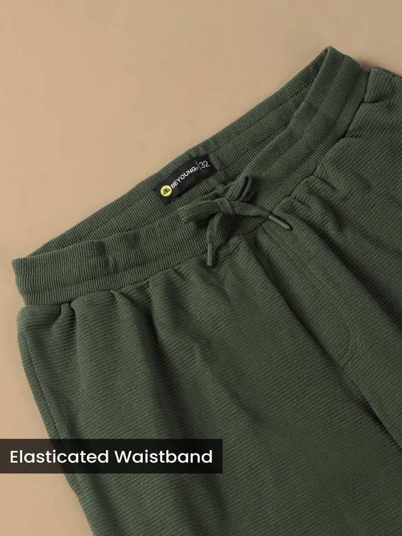 Olive Green Plain Recycled Pyjamas