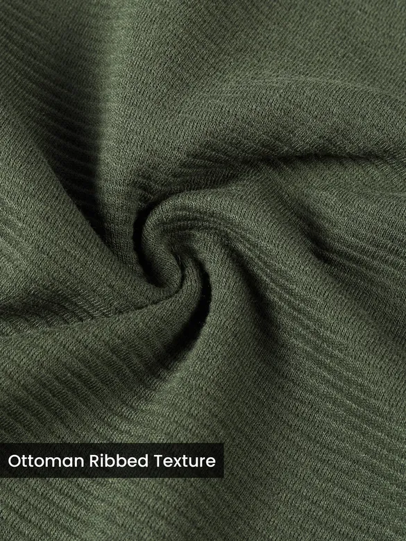 Olive Green Plain Recycled Pyjamas