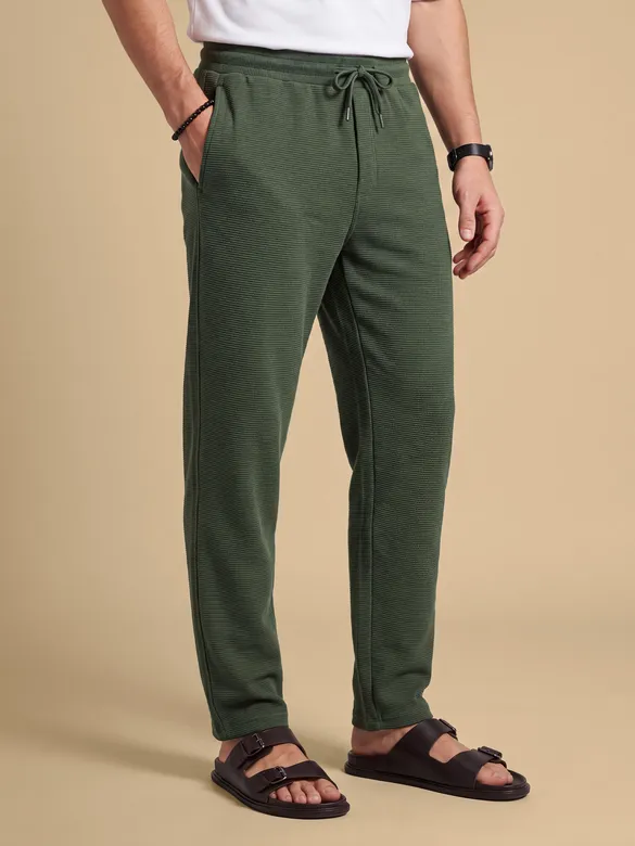 Olive Green Plain Recycled Pyjamas
