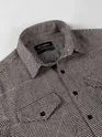 Black Checked Flannel Shirt