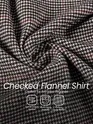 Black Checked Flannel Shirt