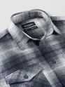 Grey Checked Flannel Shirt
