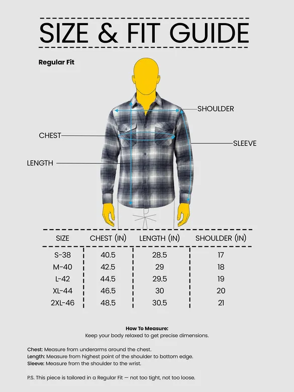 Grey Checked Flannel Shirt
