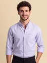 Lavender Oxford Plain Shirt