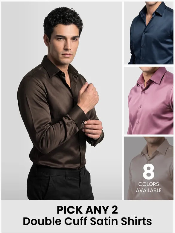 buy satin shirts online at low price, 