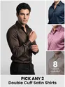 buy satin shirts online at low price, 