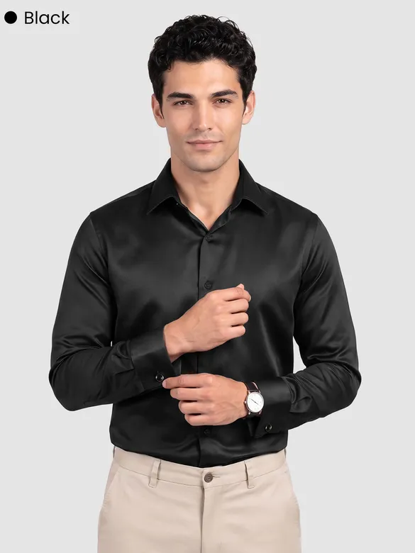 Pick Any 2 - Double Cuff Satin Shirt Combo
