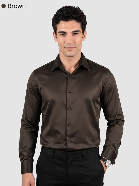 Pick Any 2 - Double Cuff Satin Shirt Combo