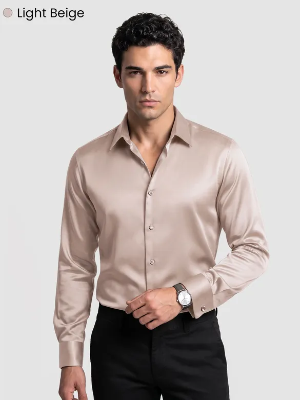 Pick Any 2 - Double Cuff Satin Shirt Combo