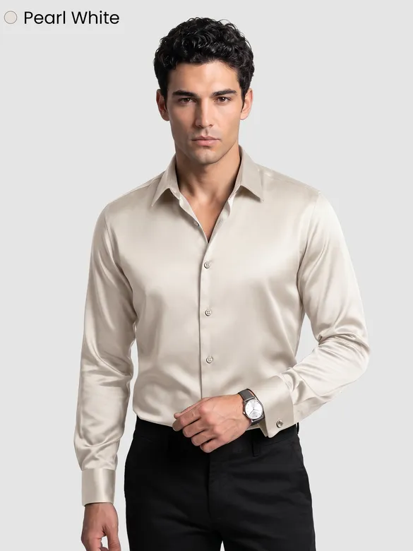 Pick Any 2 - Double Cuff Satin Shirt Combo