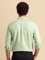Pista Green Oxford Plain Shirt