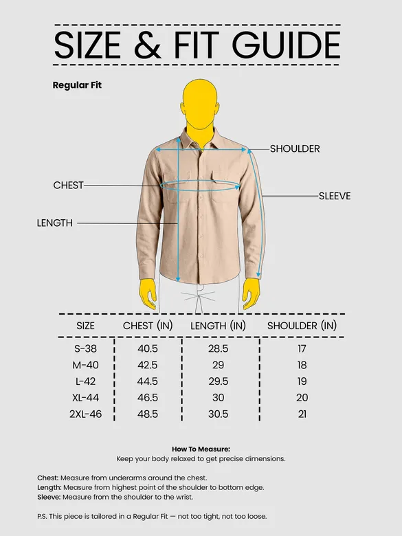 Sand Brown Recycled Solid Flannel Shirt