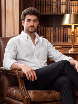 White Oxford Plain Shirt