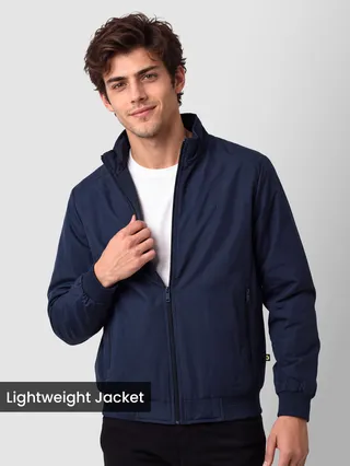 Navy Blue Lightweight Jacket
