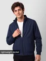 Navy Blue Lightweight Jacket