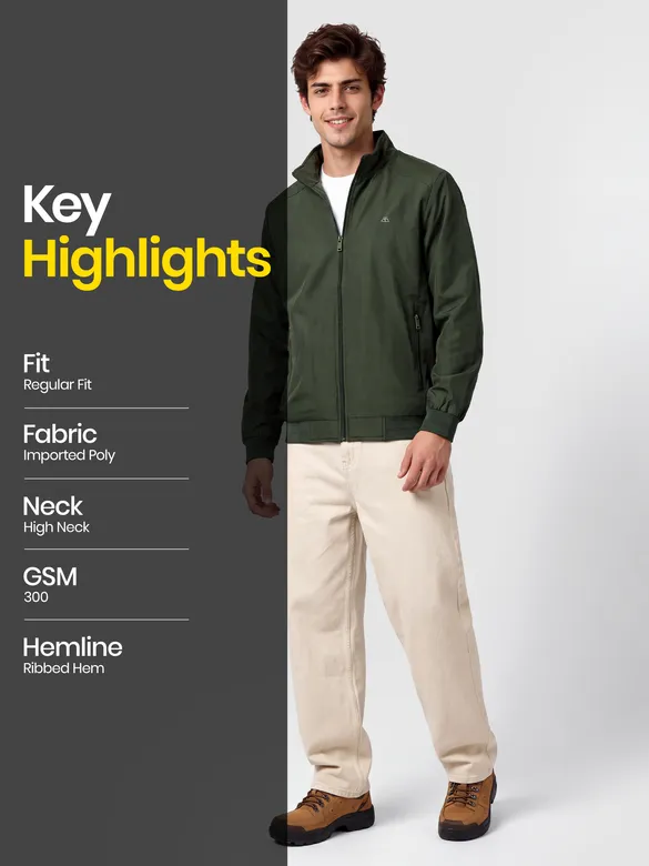 Olive Green Lightweight Jacket