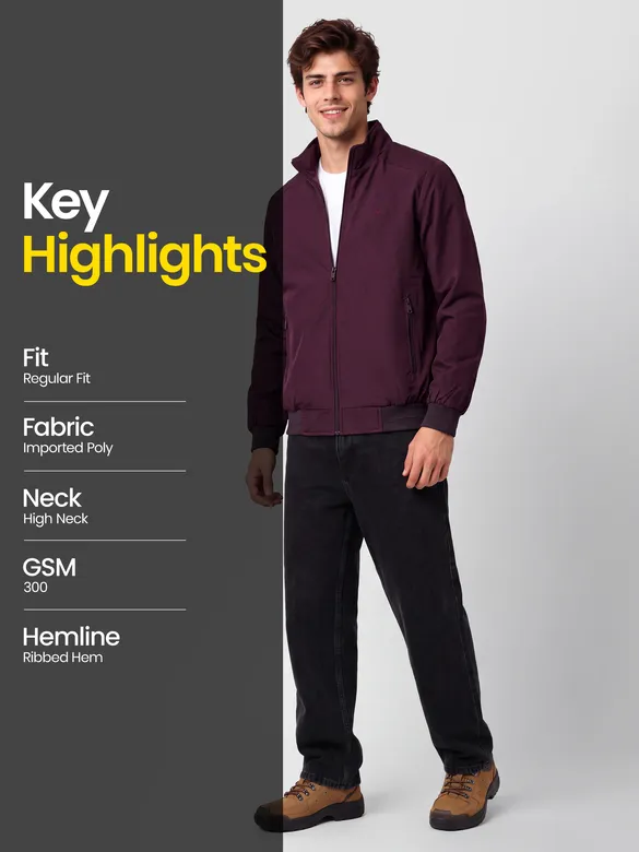 Wine Lightweight Jacket
