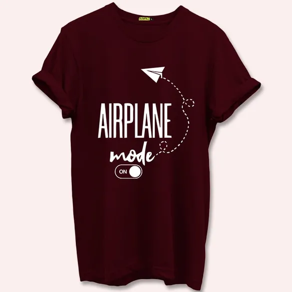 Airplane Mode On T-shirt for Men