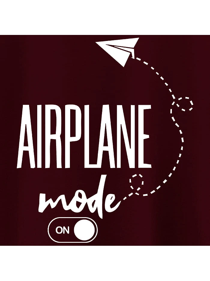 Airplane Mode On T-shirt for Men