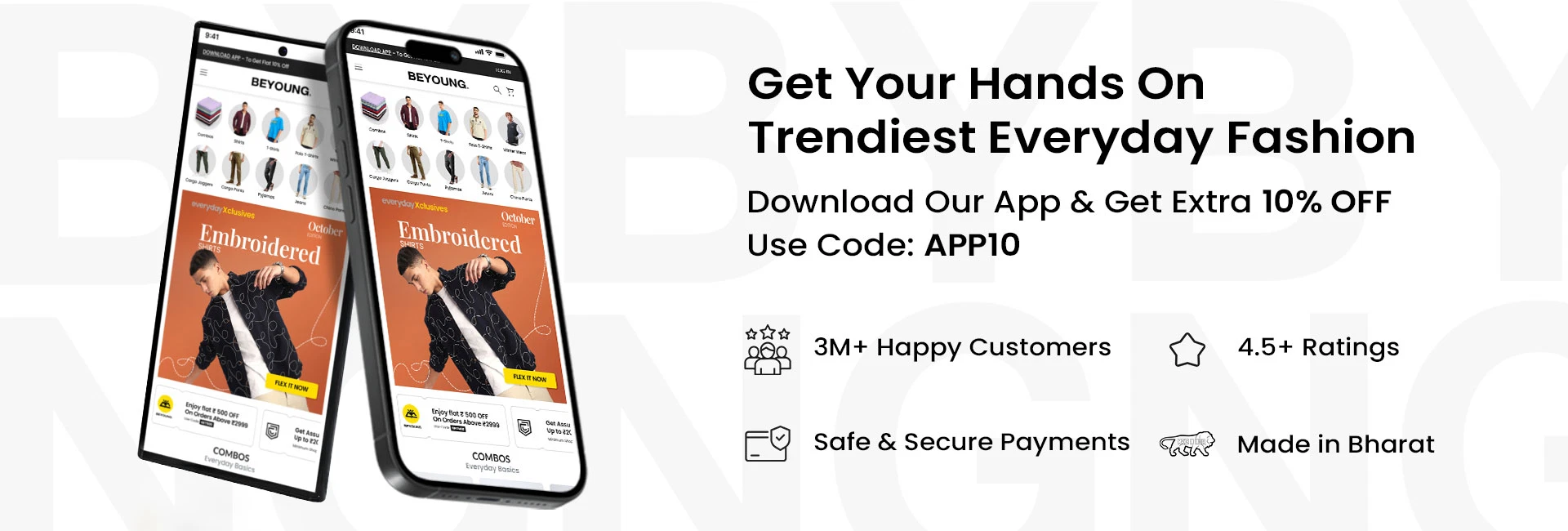 Download Beyoung's online shopping app now