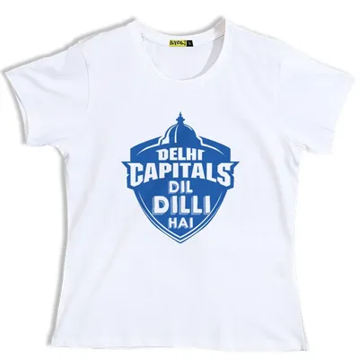 Delhi Capitals T-shirt For Girls