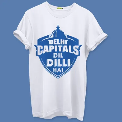 Delhi Capitals Printed T-shirt for Men
