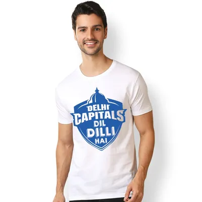 Delhi Capitals Printed T-shirt for Men