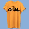 Football Goal Printed Half Sleeve T-Shirt For Men