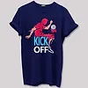 Football Kickoff Printed Half Sleeve T-Shirt For Men