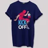 Football Kickoff Printed Half Sleeve T-Shirt For Men