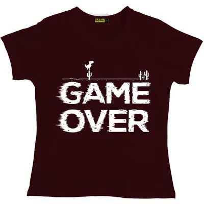 Game Over T Shirts for Girls