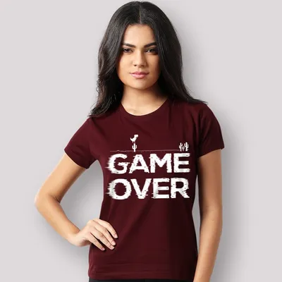 Game Over T-shirt for Girls